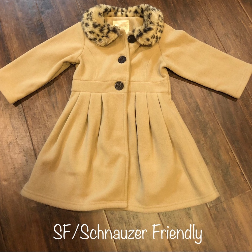 Copper Key EUC 2/3 Coat with Leopard